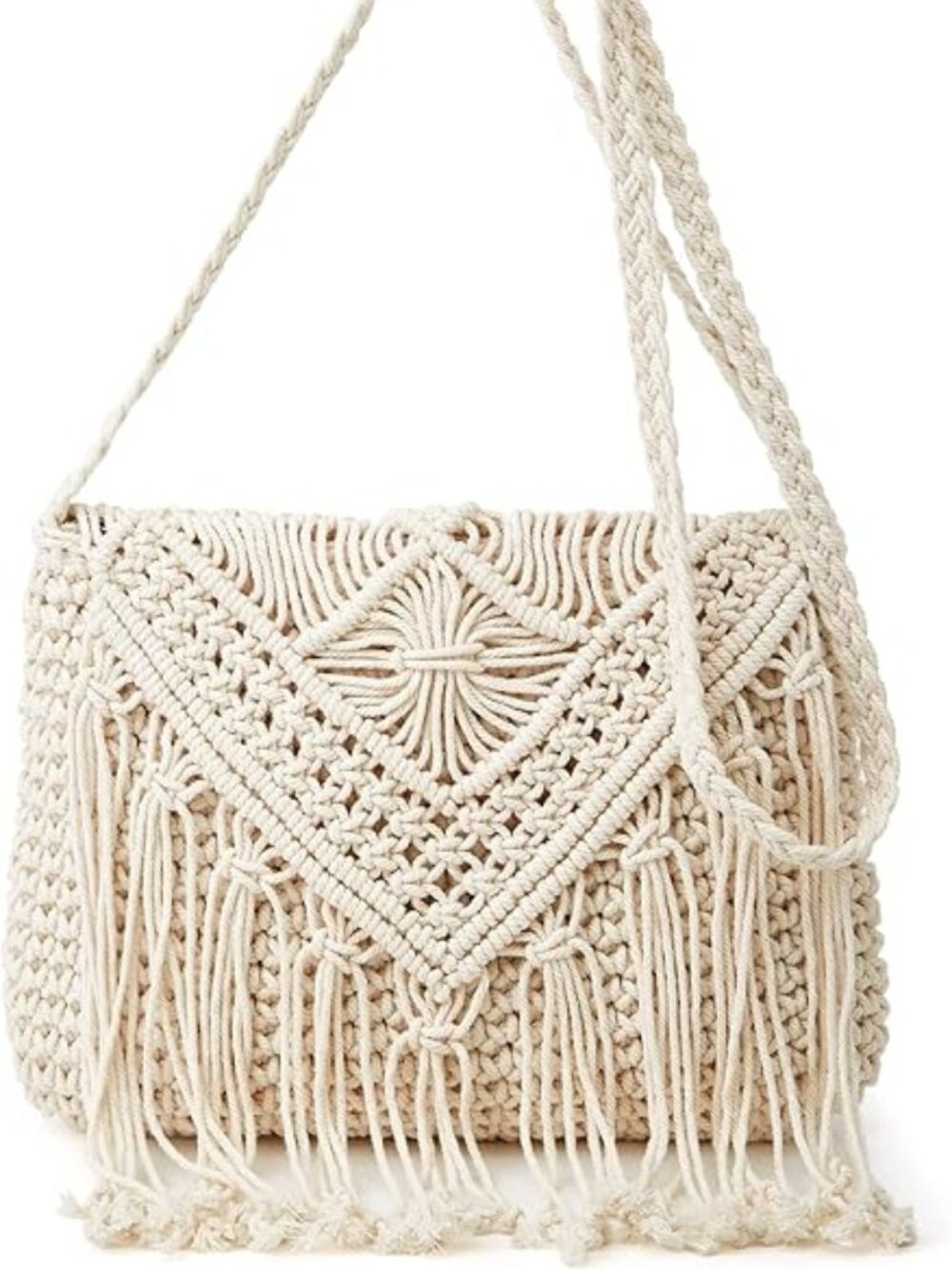 BRAND NEW Women Cute Macrame Hobo Satchel Bags Knit Summer Beach Bag